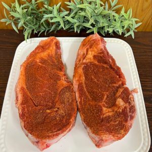 Seasoned Prime Ribeye Steaks